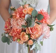 Wedding Bouquet Bridal Bouquet Silk Wedding Flowers Wedding Etsy Flower Bouquet Wedding Coral Bouquet Wedding Wedding Bouquets Sets