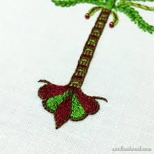 Stitches = 147w x 147h colours = 1 dmc colour finished size = 10.5 x 10.5 using 14count or 11 x 11 using 18count. The Christmas Palm Tree Free Embroidery Pattern Needlenthread Com