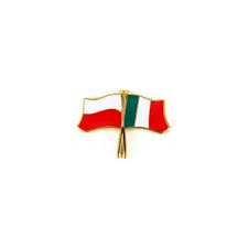 Flaga włoch ( włoski : Przypinka Flaga Polska Wlochy Dodatki Wpinki