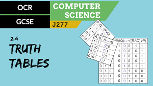 82. OCR GCSE (J277) 2.4 Truth tables