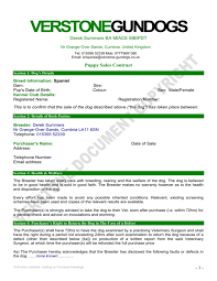 Check spelling or type a new query. Contract Of Sale Verstone Gundogs
