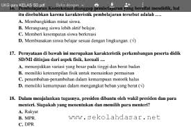 Download Soal Ukg Pedagogik Dan Kunci Jawaban Ilmusosial Id