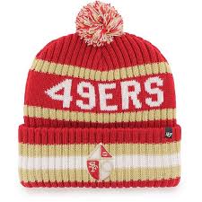 Check spelling or type a new query. Men S 47 Scarlet San Francisco 49ers Legacy Bering Cuffed Knit Hat With Pom