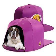 Nba Los Angeles Lakers Nap Cap Large Pet Bed Pet Bed Los Angeles Lakers Premium Dog Beds