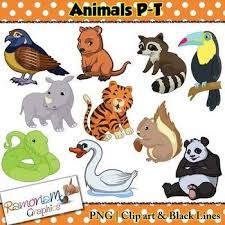 Animals Clip Art Letters P T Clip Art Art Animals