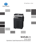 Using as a printer 5. Konica Minolta Bizhub 215 Manuel D Utilisation Pages 126