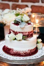 Marshall House Wedding By Nate Henderson Photography Red Velvet Wedding Cake Wedding Cake Red Cool Wedding Cakes