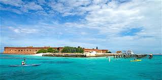 Key west seaplane pilots like to tell their passengers that they land 15 minutes before they take off. Dry Tortugas National Park