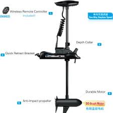 Maybe you would like to learn more about one of these? Aquos Black Haswing Cayman 12v 55lbs 48 Inch Shaft Bow Mount Electric Aquospro