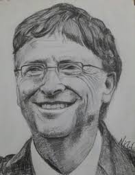 My graphite pencil work Father and Child 50x40 cm