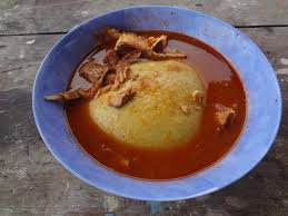 (6) this is a mixed okra soup to be eaten with solid staples like pounded yam, analy and fufu. Fufu African Ghanaian