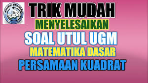 We did not find results for: Soal Utul Ugm 2021 Matematika Dasar Matriks Saintek Soshum Youtube