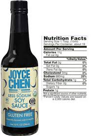 Soy sauce is generally made with wheat, soybeans, salt and water. Healthier Asian Products Gluten Free Kosher Joyce Chen Foods