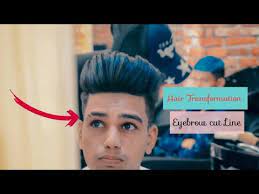 Boy Hair Transformation And Eyebrow Cut Line For Indian Boys Sachin Giri Youtube