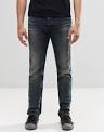 Mens slim black jeans