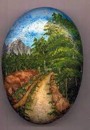 stone painting by asif kasi painted rocks stone painting stone art