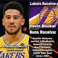welcome to the lakers Devin Booker