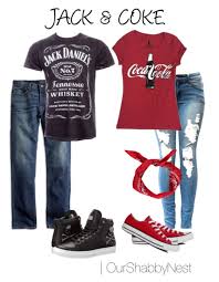 Jack And Coke Couples Costume I M Thinking This Is The Only Way To Get Ade To Dress Up Best Diy Halloween Costumes Homemade Couples Costumes Couples Costumes