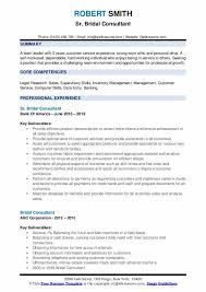 Interested in a career in graphics design? Bridal Consultant Resume Samples Qwikresume