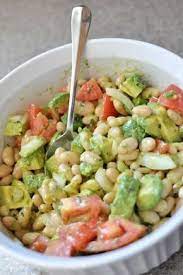 salade cremeuse d haricots blancs et d avocat roxanne cuisine recettes de katherine roxanne veilleux recette salade haricot recettes de cuisine cuisine