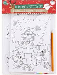 De leukste kleurplaten voor kerst verzamelde ik voor je in deze blog. Bol Com Kerst Kleurplaten En Knutsel Activiteitenset Met 6 Stiften En Potlood