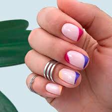 Colored french nails color french manicure colored nail tips french acrylic nails colour tip nails manicure colors french tip nails. 100 New French Manicure Designs To Modernize The Classic Mani