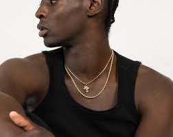 Rose Necklace With Pendant in Silver and Gold