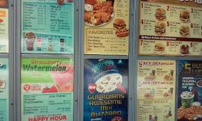 Blizzards And Their Sizes Picture Of Dairy Queen Grill