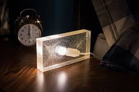 Epoxy Lamp Epoxy Table Lamp Epoxy Desk Lamp Industrial By Industrialrepublic Etsy Lamp Handmade Lighting Desk Lamp