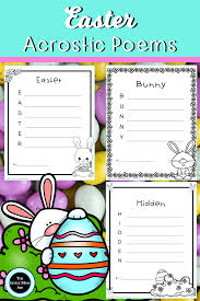 Easter Creative Writing Activity Acrostic Poems Creative Writing Activities Writing Activities Acrostic Poem