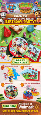Nick Jr Paw Patrol Dino Rescue Themed Birthday Party Checklist Birthday Party Checklist Paw Patrol Birthday Paw Patrol Party Supplies
