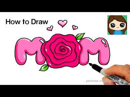 Aug 02, 2017 · draw lines in the ear. How To Draw Mom Bubble Letters With A Rose Super Easy Myhobbyclass Com Learn Drawing Painting And Have Fun With Art And Craft