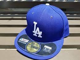 New Era 59fifty L A Dodgers Hat Blue White Letters Ne Tech 7 1 4 For Sale In Monterey Park Ca Offerup New Era 59fifty Dodgers Dodger Hats