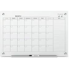 Quartet Qrtgc3624f Infinity Glass Magnetic Calendar Board 1 Each White Walmart Com In 2020 Dry Erase Board Calendar Glass Dry Erase Calendar Board