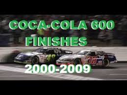 For the first time since march 8, the nascar cup series will race somewhere other than darlington raceway. Nascar Coca Cola 600 Finishes 2000 2009 Youtube