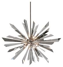 Corbett 140 48 Inertia 48 Inch Diameter Silver Leaf Large Pendant Light Fixture Cor 140 48