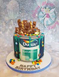 Cat decorator is painting the wall in green. Andrew Gard On Twitter Now A Perfect Cake For A Dulux Painter And Decorator Cakes Taste Delicious Too Duluxuk Leylandsdmtweet