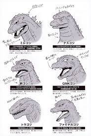Many Faces Of Godzilla Godzilla Comics Godzilla Godzilla Tattoo