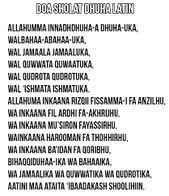 Doa Sholat Dhuha Latin Google Penelusuran Di 2020