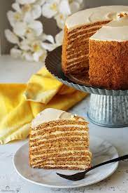 The Most Amazing Russian Honey Cake Cleobuttera Recipe Russian Honey Cake Honey Cake Recipe Honey Cake
