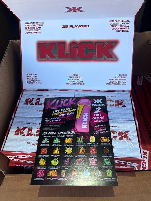 KLICK 2G VAPE - KLICK DISPOSABLE