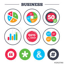 Business Pie Chart Growth Graph Quote Asterisk Footnote