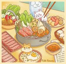 Love Feast Cute Food Art Food Artwork Cute Food Drawings