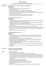 Senior It Business Analyst Resume Samples Velvet Jobs