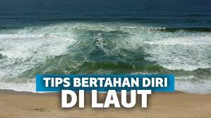 Gambar sketsa pemandangan laut sederhana ini menggambarkan pemandangan laut, dengan beberapa perahu kecil yang terlihat berada di tengah laut. Trik Sederhana Agar Tak Terseret Arus Ombak Saat Di Pantai