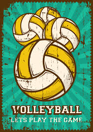 Volleyball is a team sport in which two teams of six players are separated by a net. Volley Ball Volleyball Sport Retro Pop Art Poster Signage 640724 Vector Art At Vecteezy