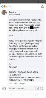 Ismail percaya isu tersebut akan dapat diselesaikan dalam masa terdekat, dengan mengambil kira kebajikan pekerja yang terjejas. Boycottfoodpanda Hashtag On Twitter