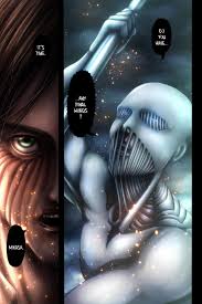 Manga Spoilers Colored Eren Waiting For Mikasa To Come Shingekinokyojin With eren and company now at the shoreline and the threat of marley looming, what's next for the scouts and their quest to unravel the mysteries of the titans, humanity, and more? reddit