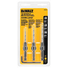 Dewalt Steel Countersink Set 3 Piece