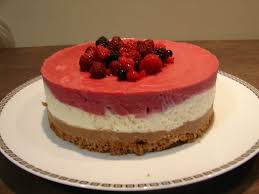 Bavarois Aux Fruits Rouges Gateau Chocolat Blanc Chocolat Blanc Gateau Chocolat